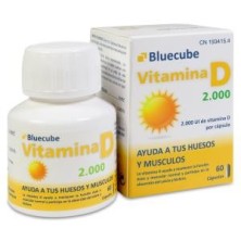 Vitamina D 2000 Bluecube 60 Cápsulas