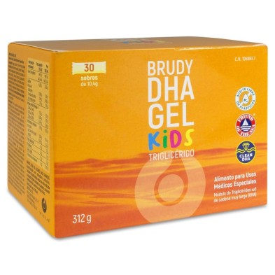 Brudy Dha Gel Kids 30 Sobres