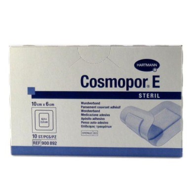 COSMOPOR E APOSITO ESTERIL 10 X 6 CM 10 UNIDADES
