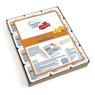 Agua Gelificada Healthcare Campofrio 12 Envases 100 g Sabor Naranja