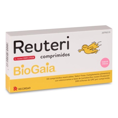 Reuteri Comprimidos 10 Comprimidos Sabor Fresa
