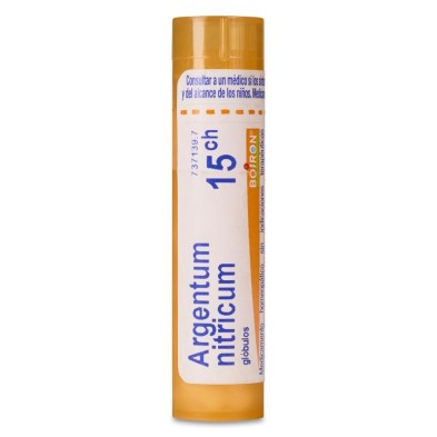 Argentum Nitricum Granulos 15ch Boiron Tubos de Glóbulos 4 Gramos Medicamento Homeopático sin Indicaciones Terapéuticas Aprobada