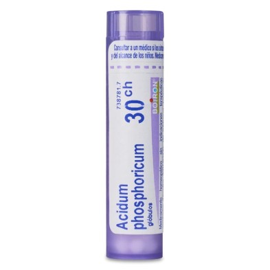 Acidum Phosphoricum Granulos 30ch Boiron Tubos de Glóbulos 4 Gramos Medicamento Homeopático sin Indicaciones Terapéuticas Aproba