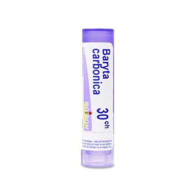 Baryta Carbonica Granulos 30ch Boiron Tubos de Glóbulos 4 Gramos Medicamento Homeopático sin Indicaciones Terapéuticas Aprobada
