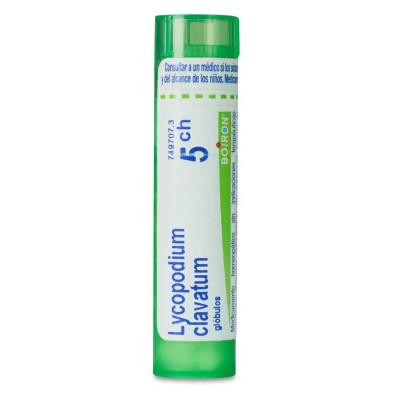 Lycopodium Clavatum 5ch Granulos Boiron Tubos de Glóbulos 4 Gramos Medicamento Homeopático sin Indicaciones Terapéuticas Aprobad