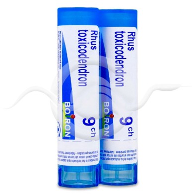 Rhus Toxicodendron Dt 9ch Boiron Tubos de Glóbulos 8 Gramos Medicamento Homeopático sin Indicaciones Terapéuticas Aprobada