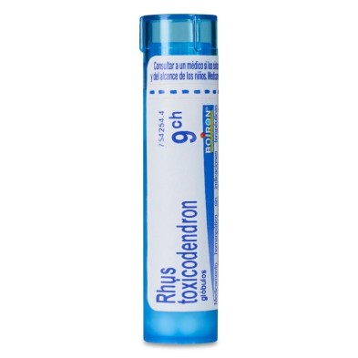 Rhus Toxicodendron 9ch Granulos Boiron Tubos de Glóbulos 4 Gramos Medicamento Homeopático sin Indicaciones Terapéuticas Aprobada
