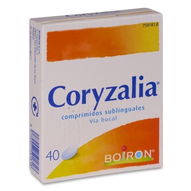 Coryzalia 40 Comp Boiron Comprimidos 40 Comprimidos Medicamento Homeopático sin Indicaciones Terapéuticas Aprobada