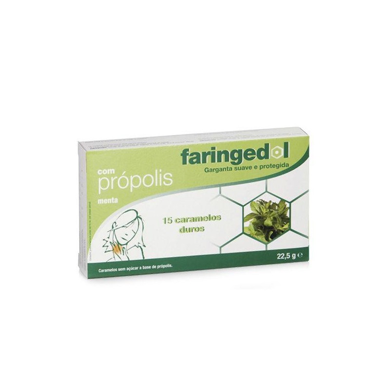 Faringedol 20 Pastillas de Goma Sabor Miel Limón