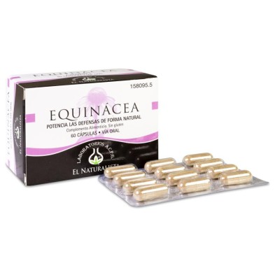 Equinácea con Vitamina C el Naturalista 325 mg 60 Cápsulas