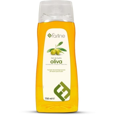 Farline Gel de Baño Aceite de Oliva 1 Envase 750 ml