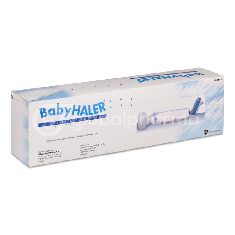 Babyhaler Dispositivo Espaciador Cámara de Inhalación para Bebés y Niños 1 Unidad