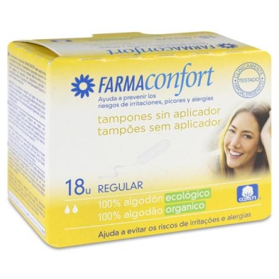 Tampones Digital Algodón Farmaconfort 18 Unidades Regular