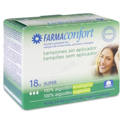 Tampones Digital Algodón Farmaconfort 18 Unidades Super
