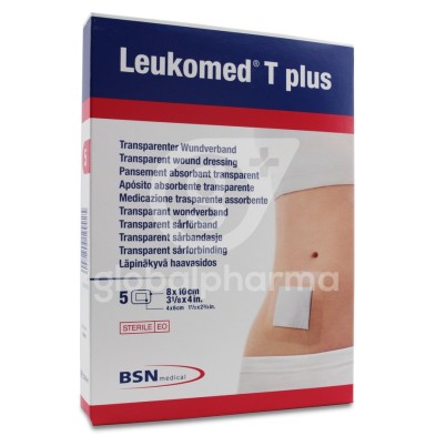 Apósito Estéril Adhesivo Leukomed T Plus 5 Unidades 10 x 8 cm
