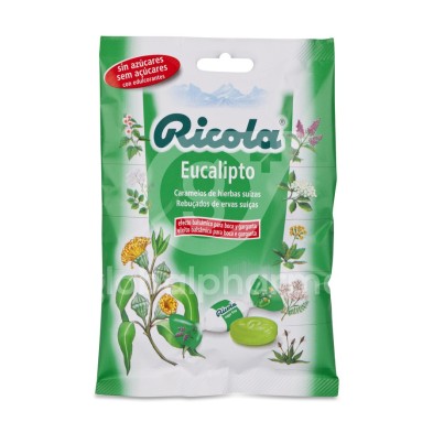 Ricola Caramelos sin Azúcar 1 Bolsa 70 g Sabor Eucaliptus
