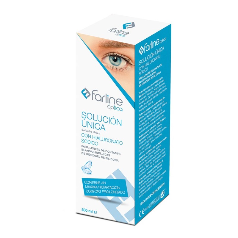 Farline Optica Solución Única con Hialurónico 1 Envase 500 ml