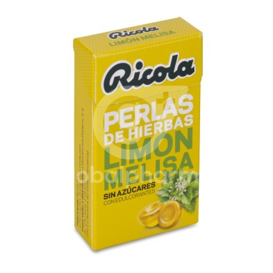 Ricola Perlas sin Azúcar 1 Envase 25 g Sabor Limón