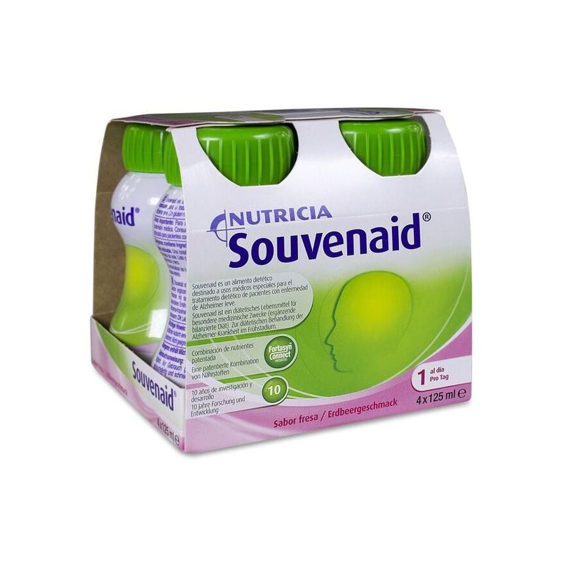 Souvenaid 32 Botellas 125 ml Sabor Fresa