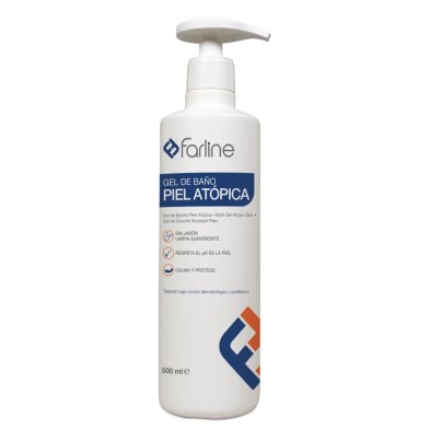 Farline Gel de Baño Piel Atópica, 500 ml