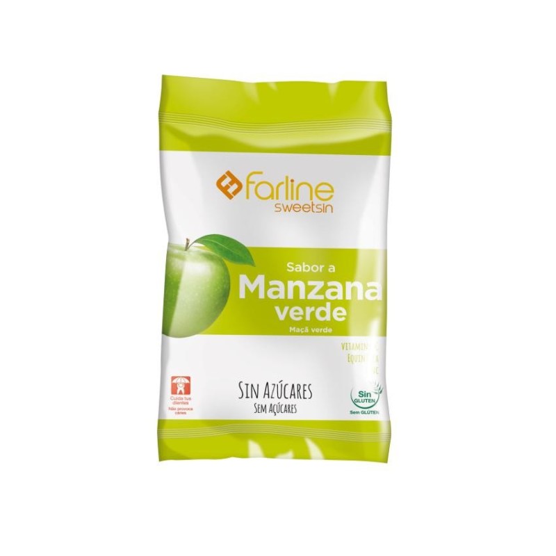 Farline Sweetsin Caramelos 1 Envase 40 g Sabor Manzana