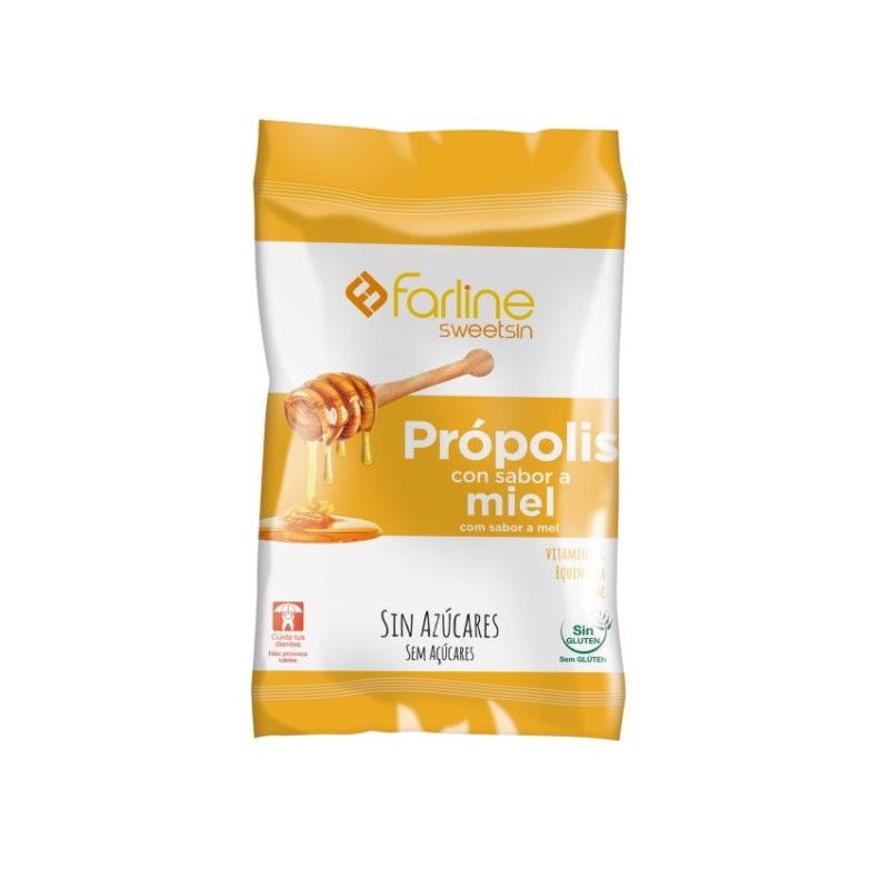 Farline Sweetsin Caramelos 1 Bolsa 40 g Sabor Miel Propolis