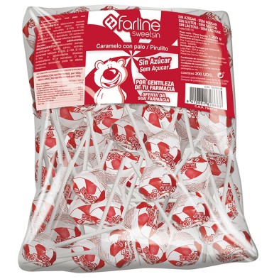 Farline Sweetsin Chupachus sin Azúcar 200 Caramelos