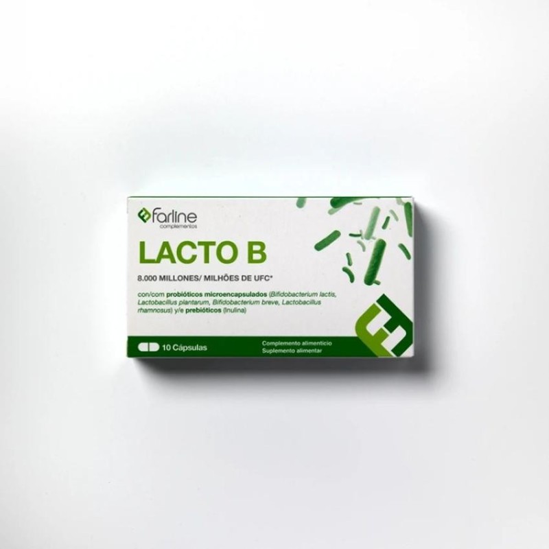 Farline Lacto_b Probiótico, 10 Cápsulas