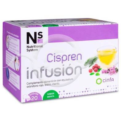 NS Gineprotect Cispren Infusión 20 Sobres 1,5 g Sabor Menta