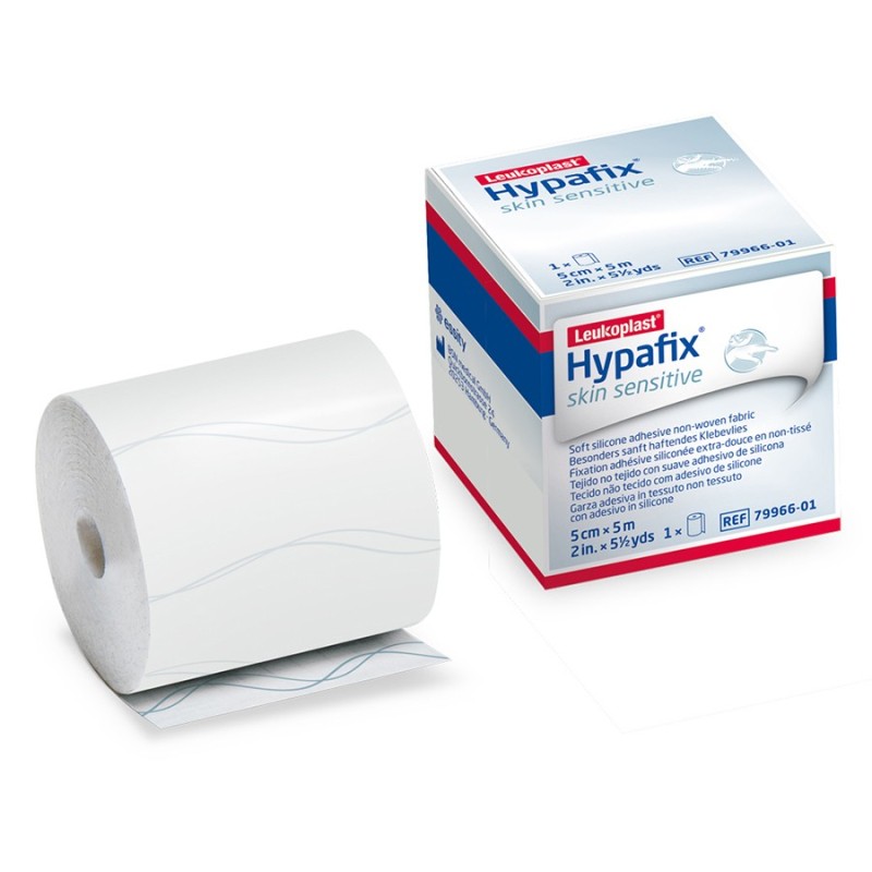 Hypafix Skin Sensitive Gasa Adhesiva para Fijacion de Apósitos 1 Unidad 5 m x 5 cm