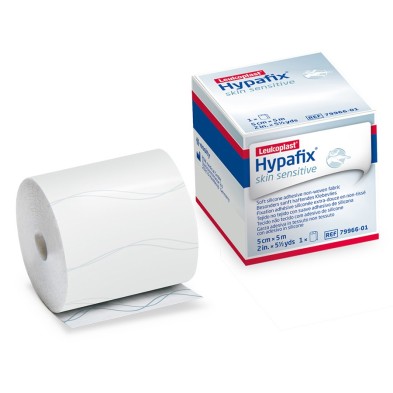 Hypafix Skin Sensitive Gasa Adhesiva para Fijacion de Apósitos 1 Unidad 5 m x 5 cm