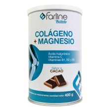 Farline Activity Colágeno + Magnesio 1 Envase 400 g Sabor Cacao