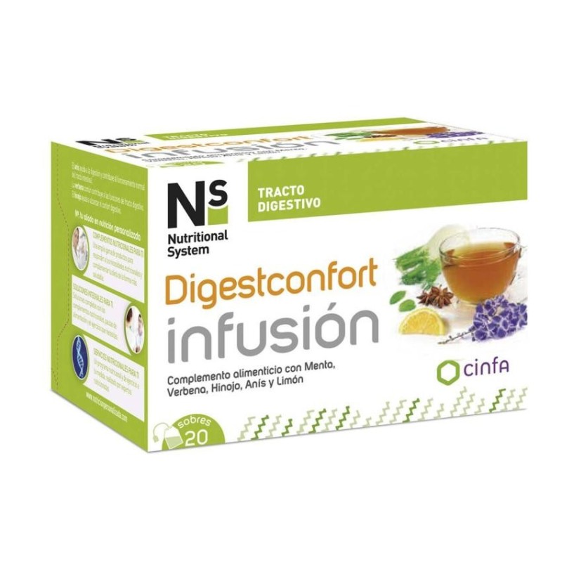 NS Digestconfort Infusión Digestivo 20 Filtros 1,5 g