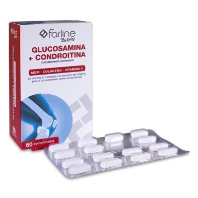 Farline Glucosamina y Condroitina, 60 Comprimidos