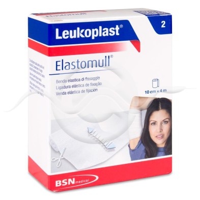Venda Elastica Leukoplast Elastomull 1 Unidad 4 m x 10 cm