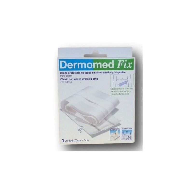 DERMOMED FIX APOSITO ADHESIVO BANDA 75 CM X 8 CM
