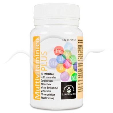 Multivitaminico Plus el Naturalista 60 Comprimidos