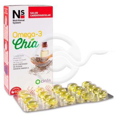 NS Cardioprotect omega-3 60 Cápsulas