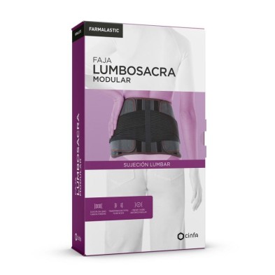 Faja Lumbosacra Modular Farmalastic 1 Unidad Talla Única