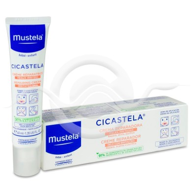 Cicastela Crema Reparadora Mustela 1 Envase 40 ml