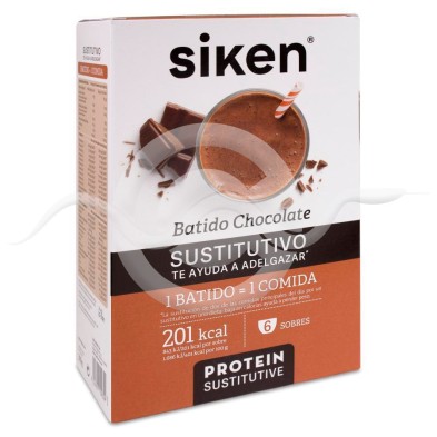 Siken Sustitutivo Batido 6 Sobres 50 g Sabor Chocolate