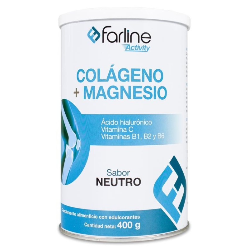 Farline Activity Colágeno y Magnesio Sabor Neutro, 400 g
