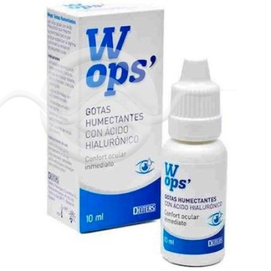 WOPS CONFORT OCULAR GOTAS HUMECTANTES SIN CONSERVANTES CON ÁCIDO HIALURÓNICO 10 ML