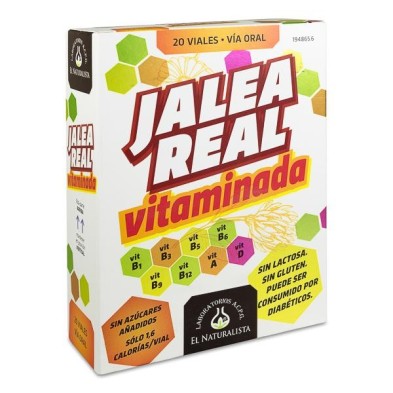 Jalea Real Vitaminada el Naturalista 20 Viales 10 ml