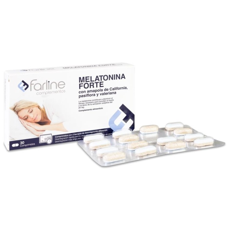 Farline Melatonina Forte, 30 Comprimidos
