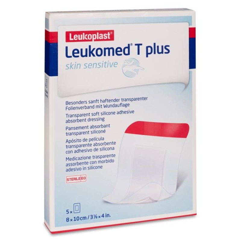 Apósito Estéril Adhesivo Leukomed T-plus Skin Sensitive 5 Unidades 10 x 8 cm