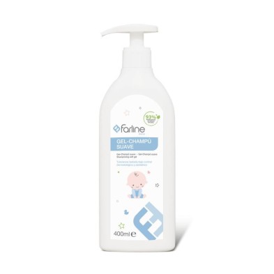 Farline Gel_champú Suave Bebé, 400 ml