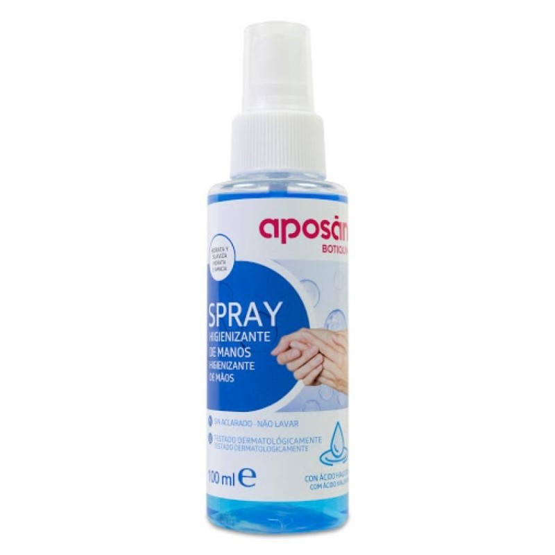 Aposan Botiquin Spray Higienizante de Manos con Ácido Hialurónico 1 Envase 100 ml