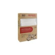 Aposán Bastoncillos de Papel Biodegradable, 200 uds