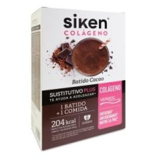 Siken Sustitutivo Colágeno Batido 6 Sobres 50 g Sabor Cacao